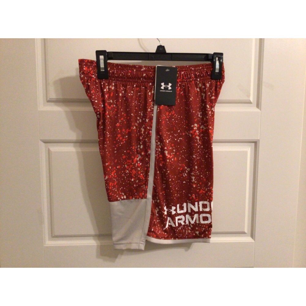 Boys Youth XS Under Armour Boys' Stunt‎ 3.0 Plus Shorts with Pockets; NWT